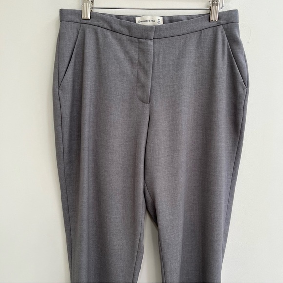 Abercrombie & Fitch Curve Love Low Rise Tailored Boot Trouser Pant Gray 27 Long - Picture 5 of 15